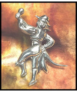 Vintage Sterling Spanish Gaucho Dancer Pin Mexico - $27.50