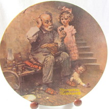 Norman Rockwell The Cobbler Plate New 1978 Collector COA Certificate Authentic c - £17.91 GBP