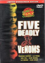 FIVE DEADLY VENOMS (dvd) *NEW* influential to other fims, video games and rap - £15.09 GBP
