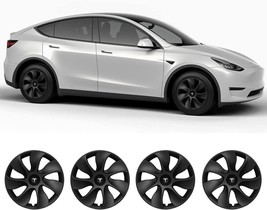 Tesla Model Y 2020-2023, 19-Inch Hub Cap ABS Replacement Wheel Cover Set of 4 - £71.05 GBP