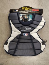 WILSON PRO STOCK HINGE FX BASEBALL CHEST PROTECTOR NAVY 16&quot; 3300 - $28.50