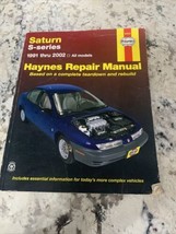 Repair Manual Haynes 87010. Saturn S-series  1991-2002 All models  - $11.87