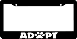 Adopt Paws Pet Dog Cat Paw Print License Plate Frame - £4.30 GBP