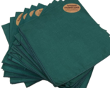 Vintage Springmaid Colorsettings No Iron Napkins Set of 12 Green Set of ... - $35.14