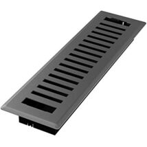 Imperial RG3442 Montezuma Decorative Floor Register, 2.25 x 12-Inch, Grey - $25.27