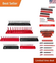 Compact 6-Piece Socket Organizer - Effortless Tool Management for Profes... - $45.00
