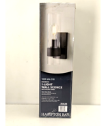 Hampton Bay Denbeck 4.5 in. W Matte Black 1-Light Sconce with Clear Glas... - $591.41 MXN