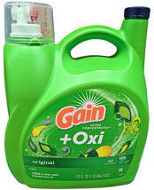 Gain Plus Oxi Ultra Concentrated Liquid Laundry Detergent Original 170 O... - $31.47