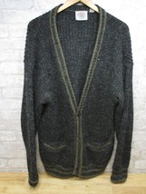 Vintage Cape Isle Knitters Sweater Mens Size Large Cardigan Button Sweater - £22.55 GBP