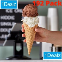 (192 Pack) Bulk Wholesale Joy Large Size Waffle Ice Cream Cones Classic Shape - £57.32 GBP