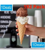 (192 Pack) Bulk Wholesale Joy Large Size Waffle Ice Cream Cones Classic ... - $124.90 CAD
