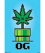 Super Mario ~ OG Kush Mario Pipe ~ 24x36 POSTER/NEW ROLLED - £6.80 GBP