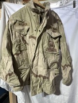 US Military M65 Field Jacket Med Reg Navy DCU Desert SeaBees Cold Weather - £40.59 GBP