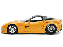 2006 Chevrolet Corvette Yellow w Black Top Mickey Thompson Bigtime Muscle Series - £30.00 GBP