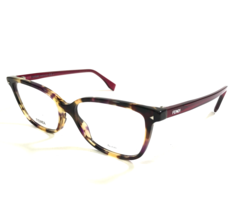 Fendi Eyeglasses Frames FF0349 YH0 Brown Tortoise Clear Fuchsia Red 52-1... - £95.19 GBP