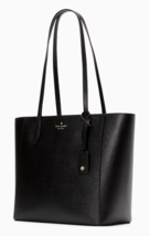 Kate Spade Dana Tote Saffiano Black KB617 Bag Charm NWT Purse $359 Retail - £89.54 GBP