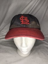 St Louis Cardinals 47 Brand Hat XL Red Gray Distressed MLB Genuine Merchandise - £9.49 GBP