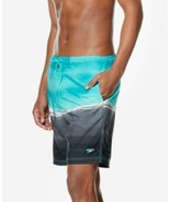 Speedo Men&#39;s Horizon Bondi 2-Way Stretch Dwr 20&quot; Board Shorts Anthracite... - $26.88