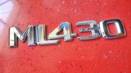 98-05 Mercedes ML430 Emblem Letters Logo Badge Trunk Gate Rear Chrome OE... - $13.49