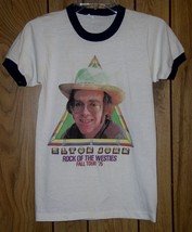 Elton John Concert Shirt Vintage 1975 Rock Of The Westies Fall Single Stitched - $249.99