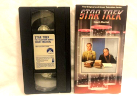 VINTAGE 1967 STAR TREK - COURT-MARTIAL - VHS TAPE ORIGINAL &amp; UNCUT VERSI... - $3.99