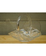 Vintage Indiana Glass Garland Raised Fruit Pattern Basket Clear Small 5.... - $364.28 MXN