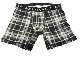 AMERICAN EAGLE CLASSIC TRUNK 4” INSEAM BRIEFS UNDERWEAR BLACK MEN&#39;S SIZE M - £10.14 GBP