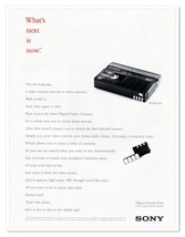Sony Electronics Digital Video Cassette Vintage 1997 Full-Page Print Mag... - $9.70