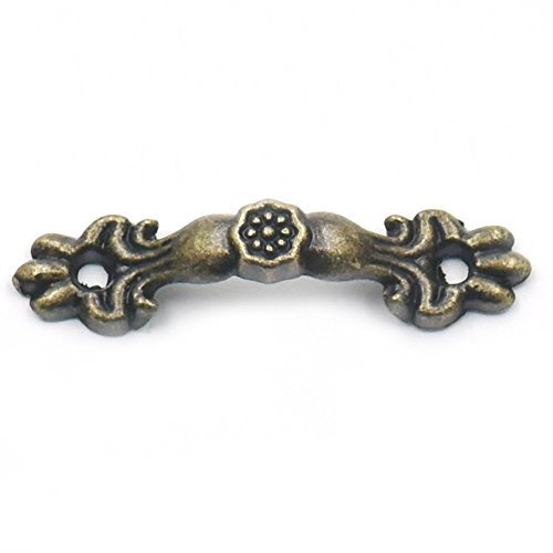 Blumoona 20 Pcs - Antique Brass Jewelry Box Drawer Cabinet Cupboard Door Wine Ha