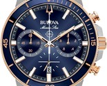 Bulova 98B301 Marine Star Blue 45mm Stainless Steel Case Men&#39;s Watch - £320.69 GBP