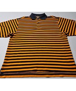 FootJoy Golf Polo Shirt Fox Meadow Short Sleeve Collared Striped Mens Large - $16.00