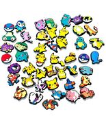 BRAND NEW LOT (47) POKÉMON GO RUBBERIZED CROC SHOE CHARMS - $31.35