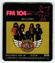 Reo Speedwagon Backstage Pass Hi Infidelity 1981 World Tour Speedway Jam Rock - £14.52 GBP