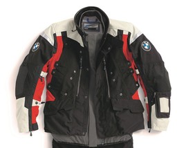 BMW Motorrad Rallye Navy Black Red Jacket Men’s Motorcycle/Motorbike RIDE All Ye - £287.76 GBP