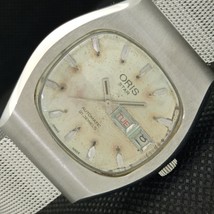 Vintage Oris Star Automatic Swiss Mens Original Dial Watch 621d-a415827 - £141.95 GBP