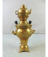 Vintage Antique Decorative Brass Samovar W/ Teapot - €64,48 EUR