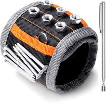 Magnetic Wristband, Gifts for Dad, with Strong Magnets for Holding Screws, Nails - £14.46 GBP+