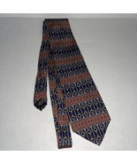 Paolo Gucci  Blue Silk Horse Snaffle Bit Equestrian Tie - $78.21