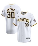Paul Skenes #30 Pirates Men&#39;s Jersey Home Replica Jersey - All Stitched - $70.15 CAD