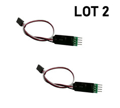 2pcs LED Lamp Light Control Switch Panel System Turn On/Off 3CH for RC V... - £12.78 GBP