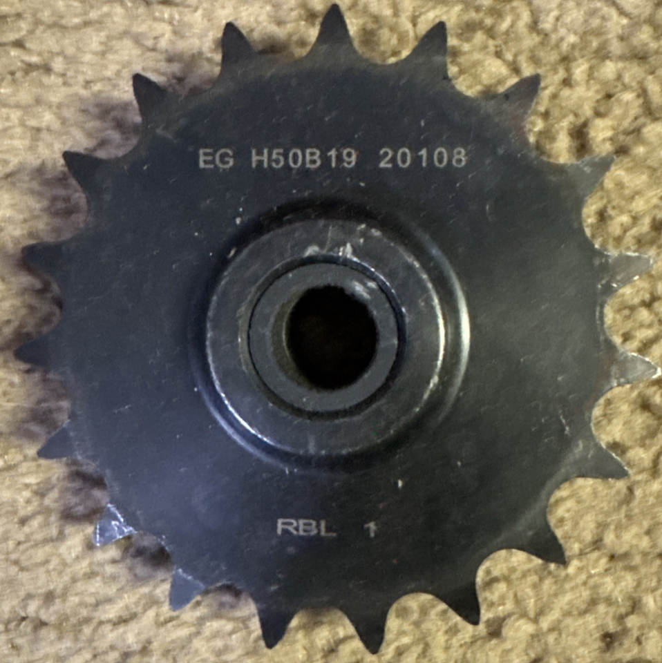 EG H50B19 20108 RBL 1 SPROCKET 19 TEETH - $3.57