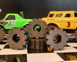 4 New Smooth DC SUPER FATTIE FOAMS TIRES for Schaper Tyco Stomper Truck - $9.95