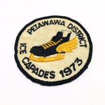 Vtg 1973 PETAWAWA DISTRICT Boy Cub Scout Ice Capades PATCH BSA Cubs Badg... - $619.48 MXN