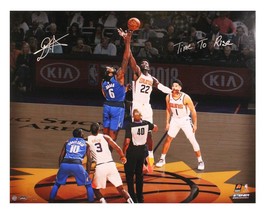 DEANDRE AYTON Signed &quot;Time To Rise&quot; 16 x 20 Tip Off Photograph STEINER L... - £308.51 GBP