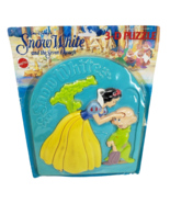 VINTAGE 1993 SNOW WHITE AND THE SEVEN DWARFS 3D PLASTIC TRAY PUZZLE IN P... - £37.09 GBP