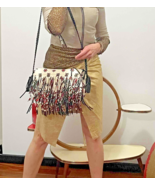 RED Valentino Vegan Fringe Sexy Satchel Bag - $468.62