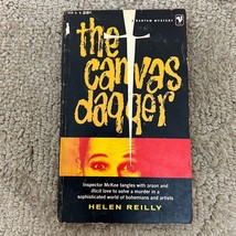 The Canvas Dagger Mystery Paperback Book by Helen Reilly Bantam Books 1956 - £9.56 GBP