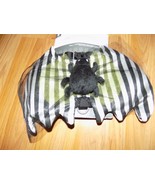 Size Medium Dog Harness Halloween Themed Black White Striped Beetle Bug New - £9.58 GBP