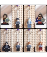 MINIFIGURE KEYCHAIN-Harry Potter Wonder Woman Hermione Ron Dumbledore +S... - $6.58+