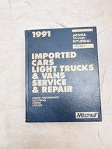 1991 Mitchell Manual Service & Repair Volume 1 Acura to Hyundai - $14.54